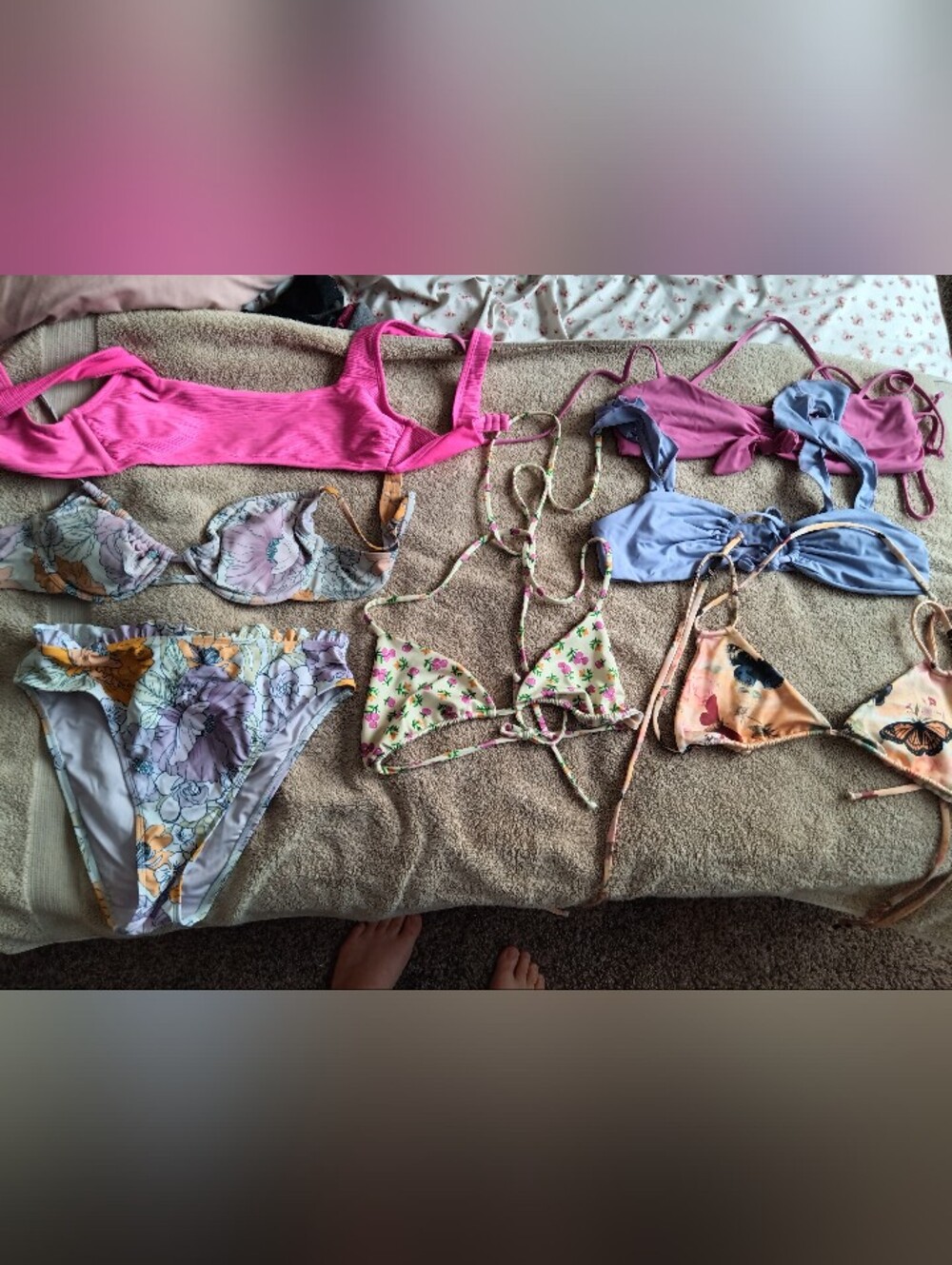 Women’s Medium Sized bikini Tops , One With Bottoms